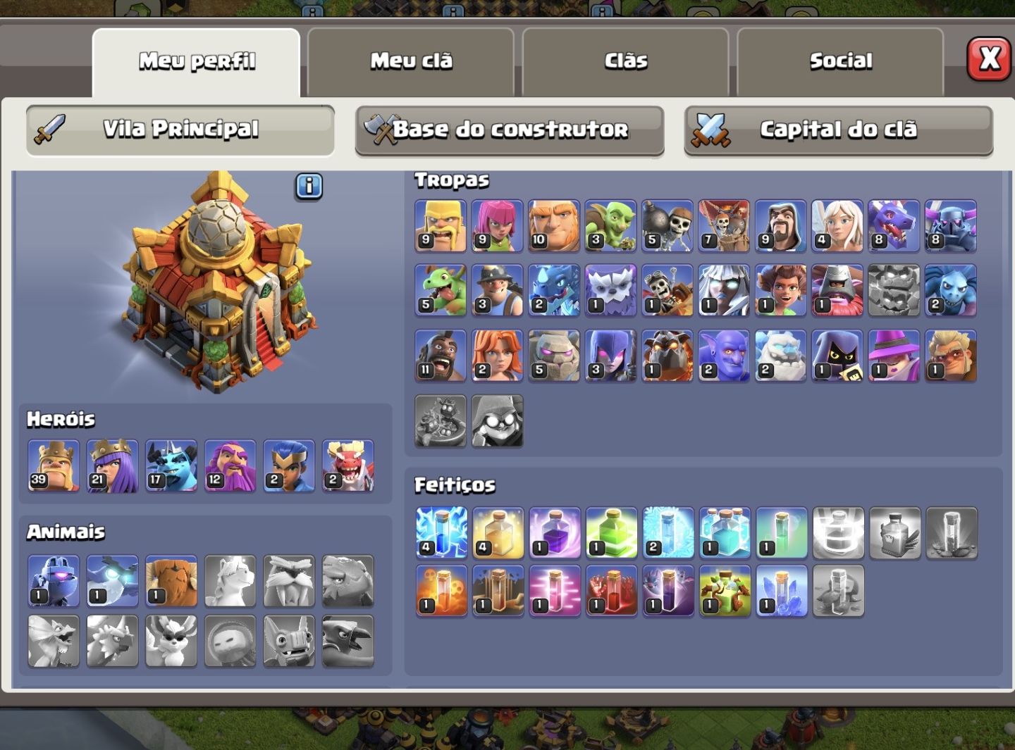 Conta Supercell ID com Clash of Clans, Clash Royale e Brawl Stars