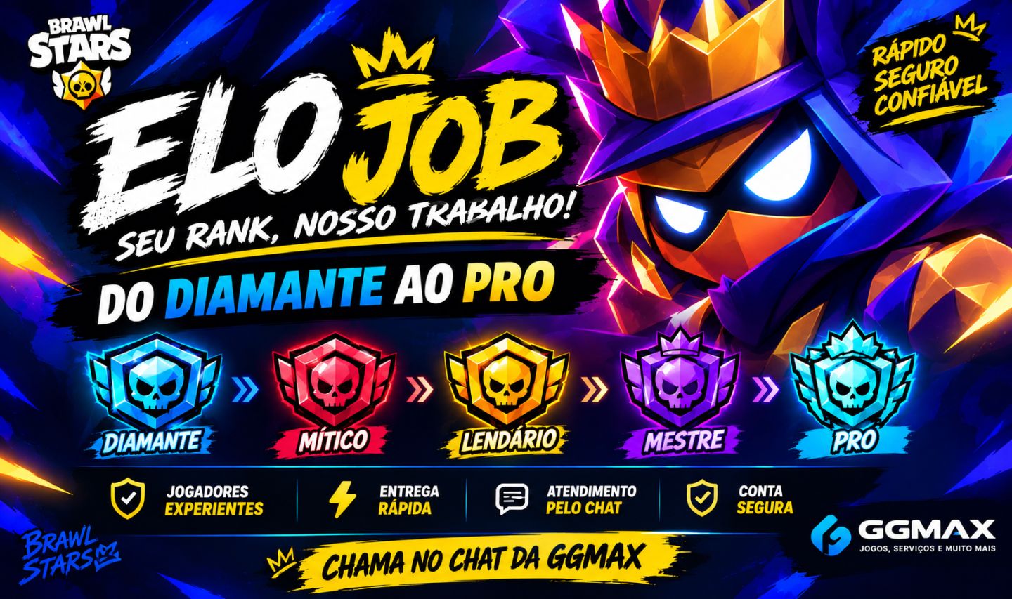 ELO JOB BRAWL STARS | DO DIAMANTE AO PRO | RÁPIDO E SEGURO