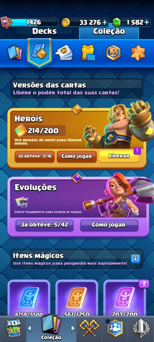 CONTA DE CLASH ROYALE 2017 COM 10K