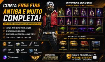 Free Fire ( Conta Antiga - Gemada ) Barato.