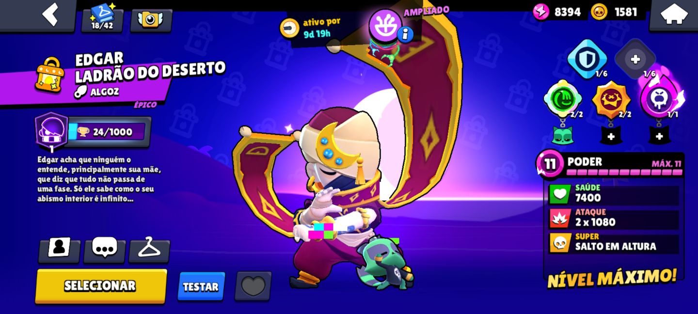 Conta de Brawl stars com 24k de trófeus