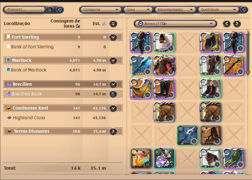 Conta Albion Quase END GAME