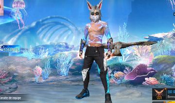 Conta de free fire com Angelical azul, duas evolutiva e punho um soco só