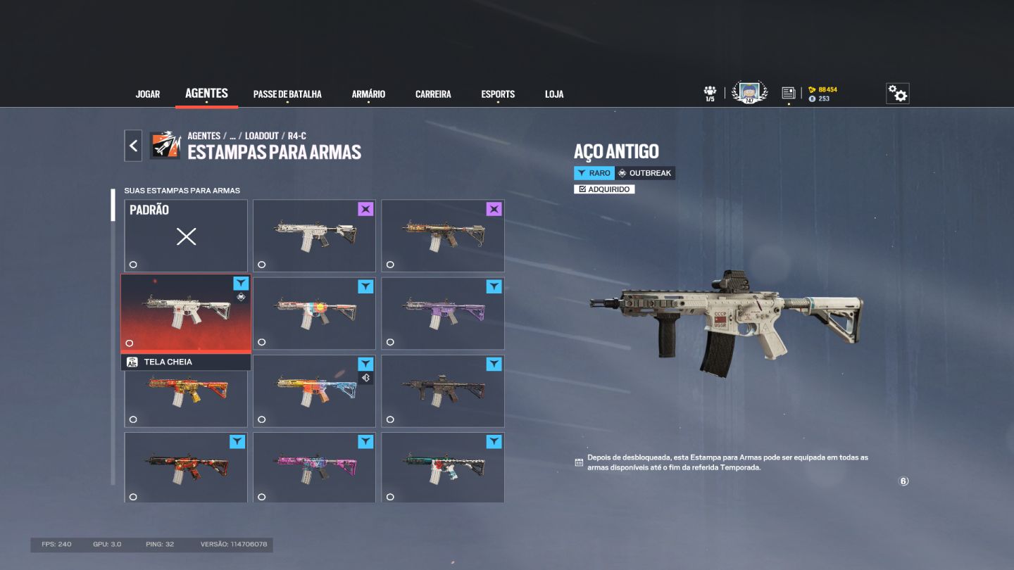 CONTA 3K ITENS, COM 3 CHAMPIONS ANTIGOS E DIMAS(RARISSIMOS) E MUITA SKIN TRYHARD