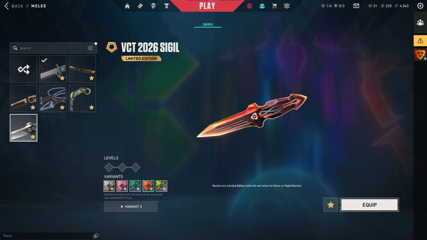 Conta de Valorant com Varias Skins | Skins Champions