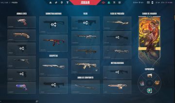 CONTA DE VALORANT FULL ACESSO COM 3K GASTOS BASTANTE SKIN DE FACA!! E MAIS!