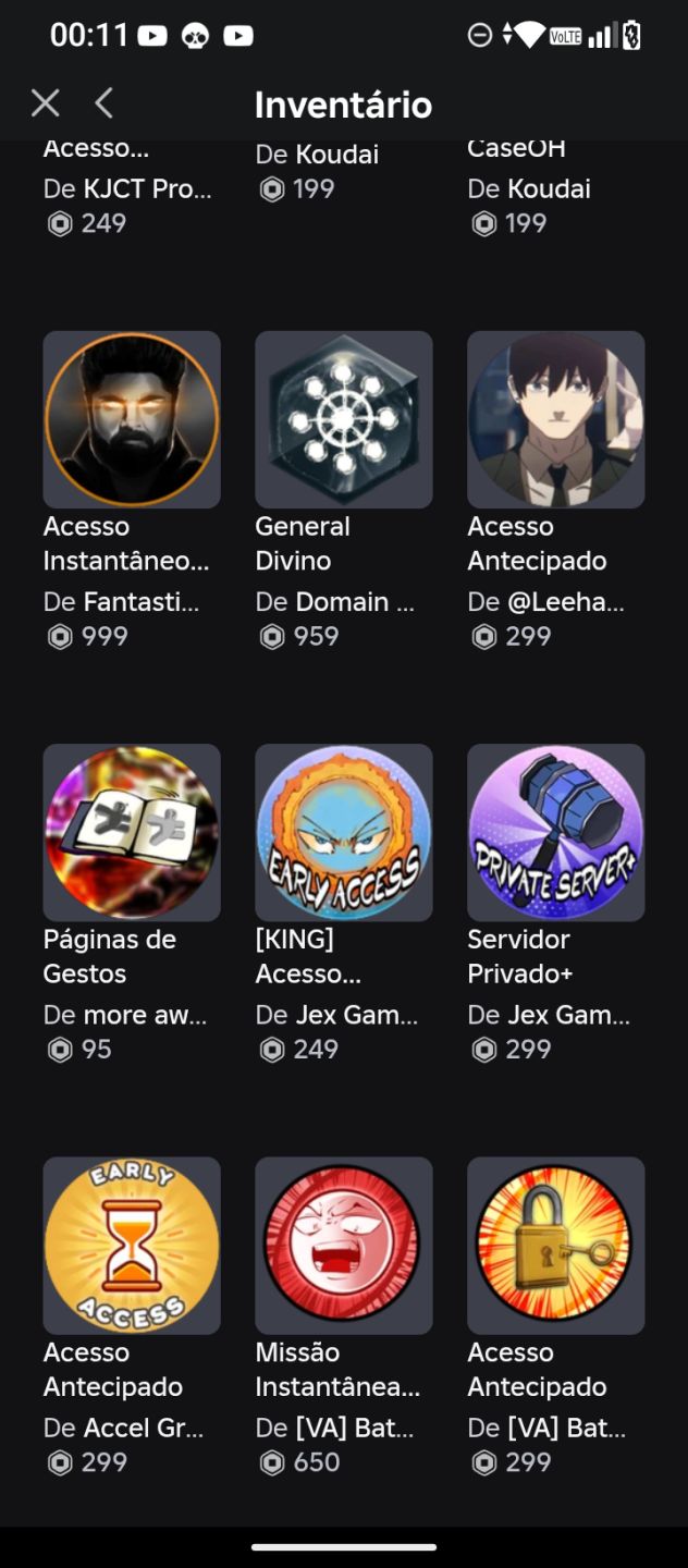 Conta Roblox - Alto de valor de inventário!