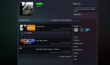 Conta cs2 prime com medalhas + dados