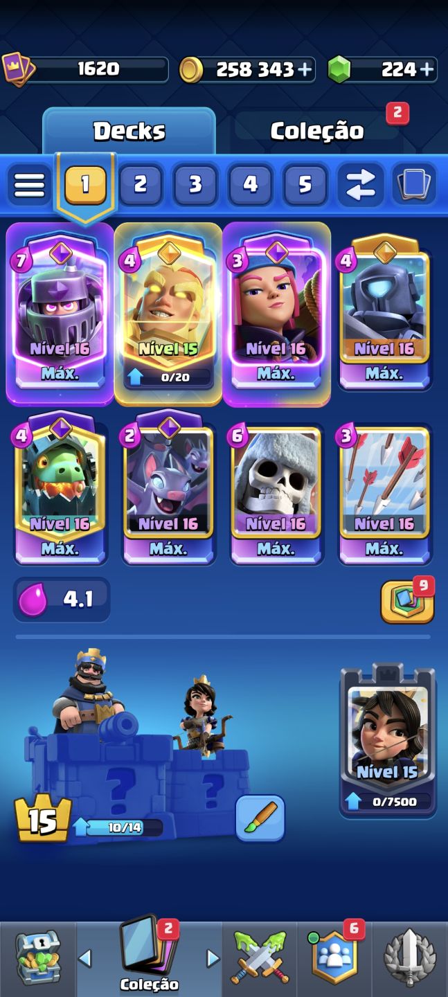 CONTA BRAWL STARS + CLASH ROYALE | BRAWL STARS 2018 | 13145 TROFÉUS