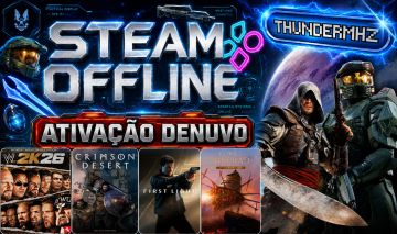 MHZ - Jogos Steam Offline PC - Lançamentos e Clássicos - Contas Compartilhadas