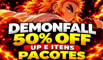 (PACOTES/50% OFF) DEMONFALL - ITENS E SERVIÇOS DE UP
