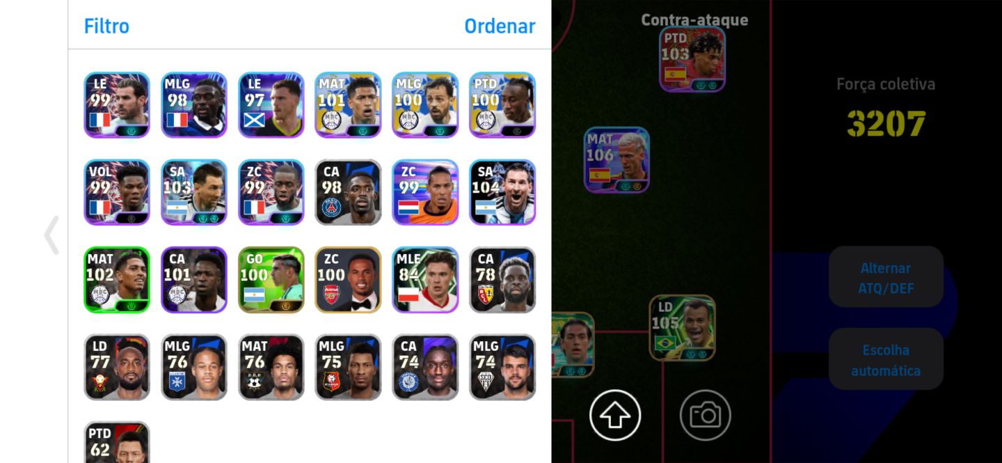 Conta eFotbol exclusiva