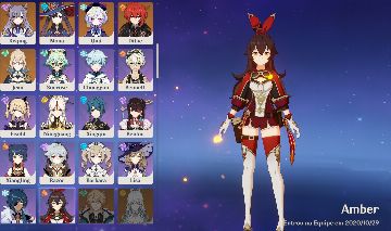 Conta Ar45 com 9 personagens T5, a história está em inazuma.