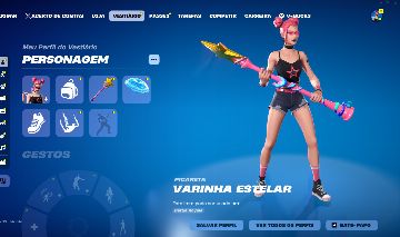 Fortnite conta com varias skins e conta rocket league com fennec