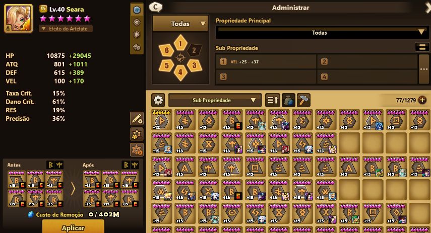 SUMMONERS WAR - GIANA + WOLYUNG + ZERATU + PONTOS