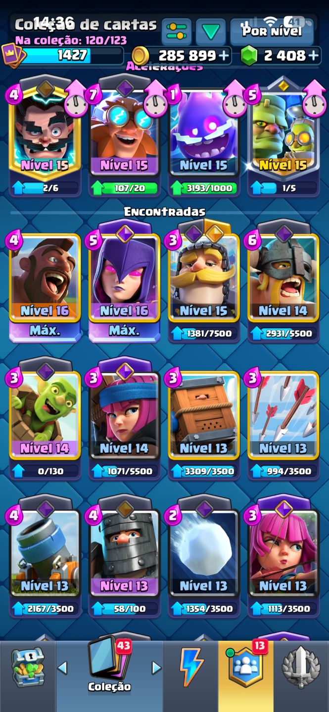 Conta de clash Royale 10 k troféus