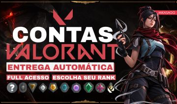 [MENOR PREÇO] CONTAS VALORANT ESCOLHA SEU ELO - COMP LIBERADO ENTREGA AUTOMATICA