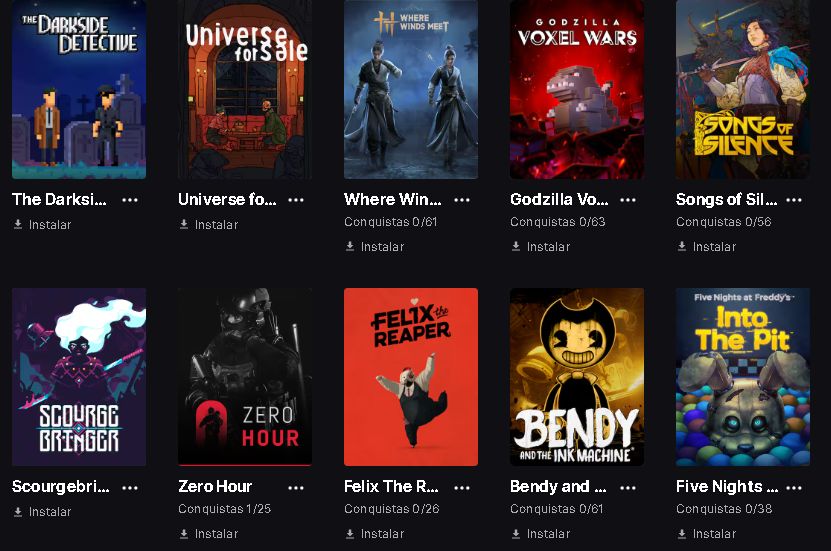 CONTA EPIC GAMES COM 50+ JOGOS