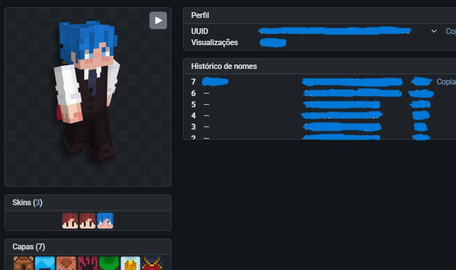 Conta Minecraft Original Full Acesso | Java e Bedrock + Vip Hypixel e mais