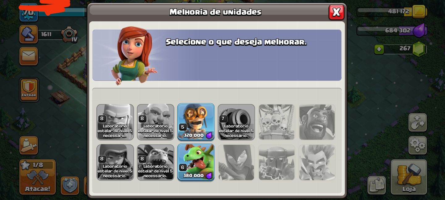 CONTA ANTIGA CLASH OF CLÃS ( SUPER PROMOÇÃO)