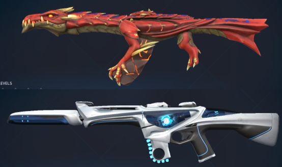 CONTA VALORANT 43 SKINS 1 FACA/ELDERFLAME,ION,NEPTURE,HIVEMIND,VCT25XMIBR/FULL