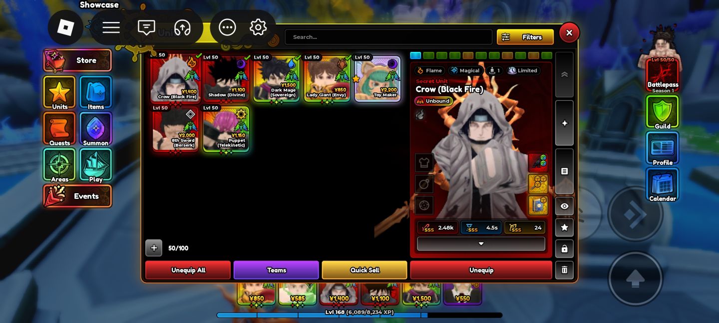 CONTA ANIME EXPEDITION MUITO FORTE COM 8 UNBOUNDS