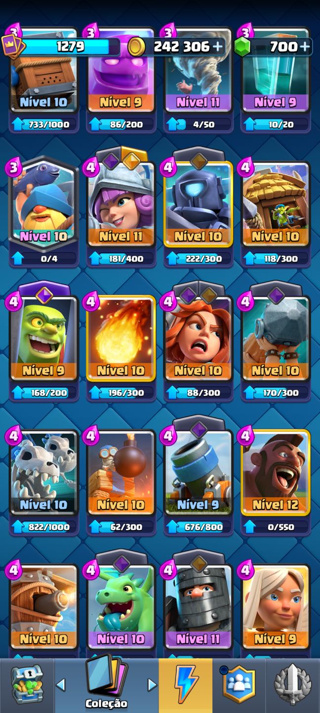 Conta de Clash Royale boa pro dia a dia