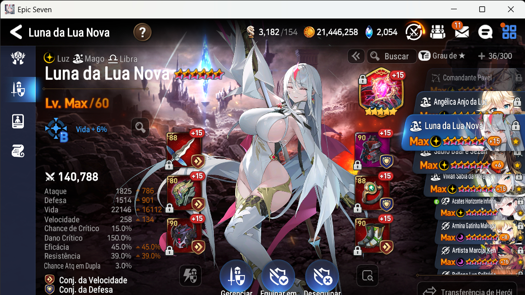 [EPIC SEVEN]CONTA END GAME/36ML5/FRIEREN+RE ZERO+SLIME+FULLMETAL+AESPA COMPLETOS