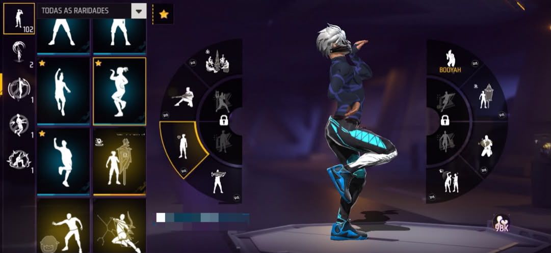 CONTA VETERANA FF PRIME 7 700 PEITORAIS + 2 EVO LVL 7 + PASSES ANTIGOS!