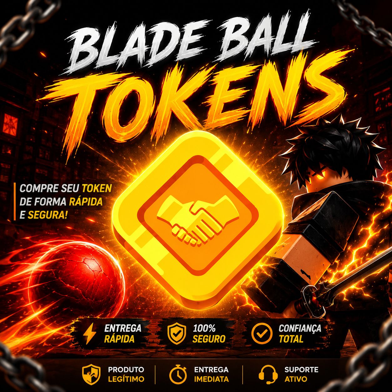TOKENS BLADE BALL - MELHOR PREÇO!