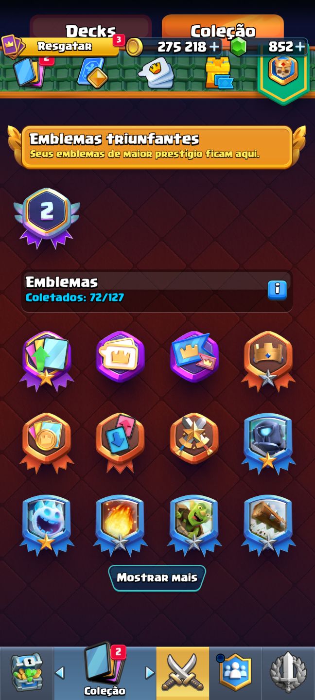 Conta para iniciantes de clash Royale