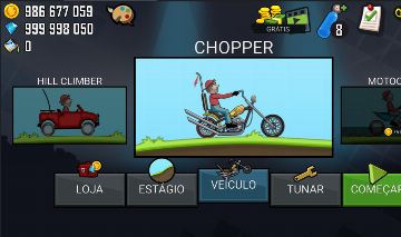 SERVIÇOS HILL CLIMB RACING | OURO + DIAMANTES MAX | ANDROID APENAS