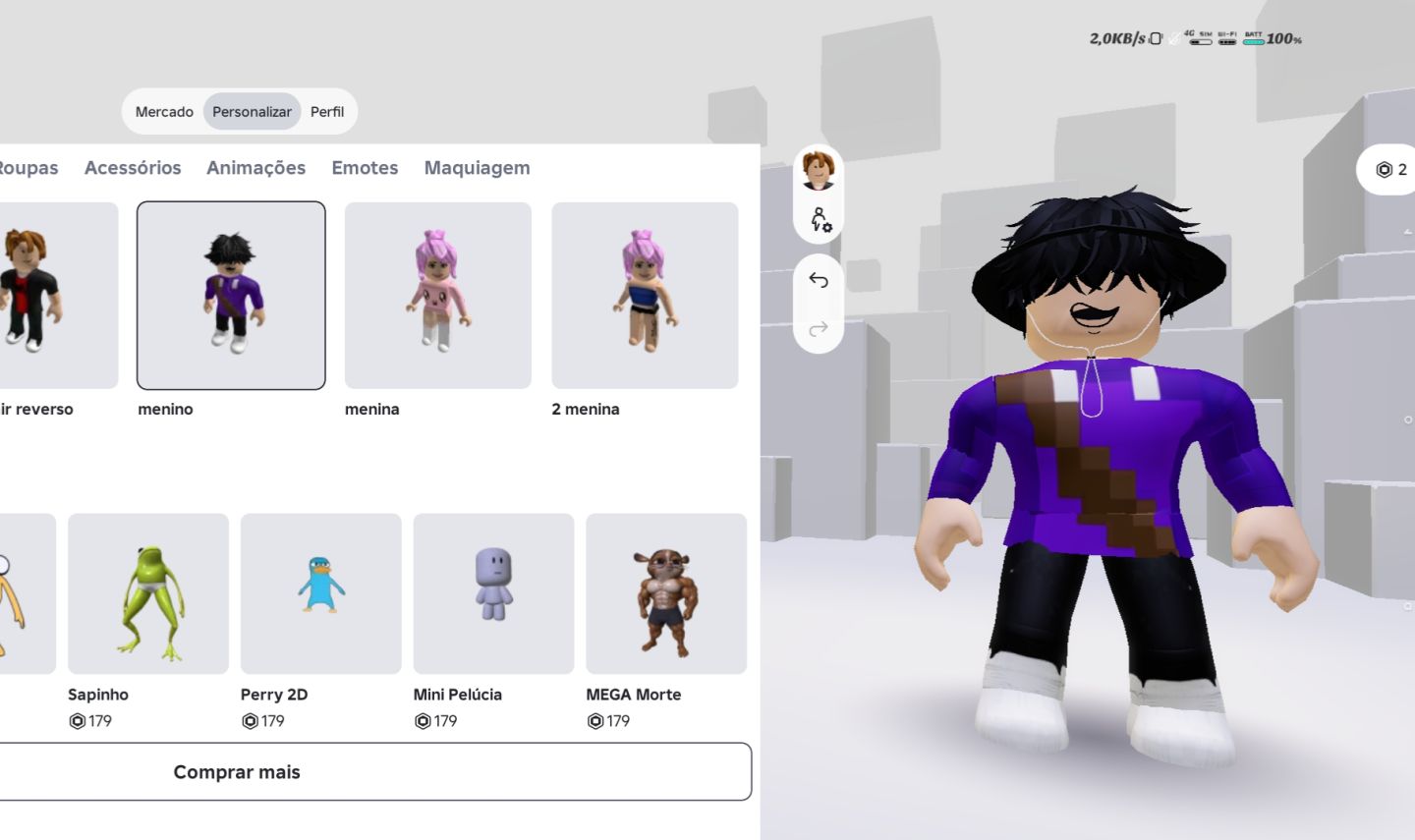 CONTA com SKIN e GAMEPASS de BROKHAVEM - ENTREGA AUTOMÁTICA