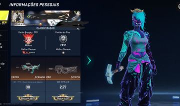 CONTA DE BLOOD STRIKE LVL50