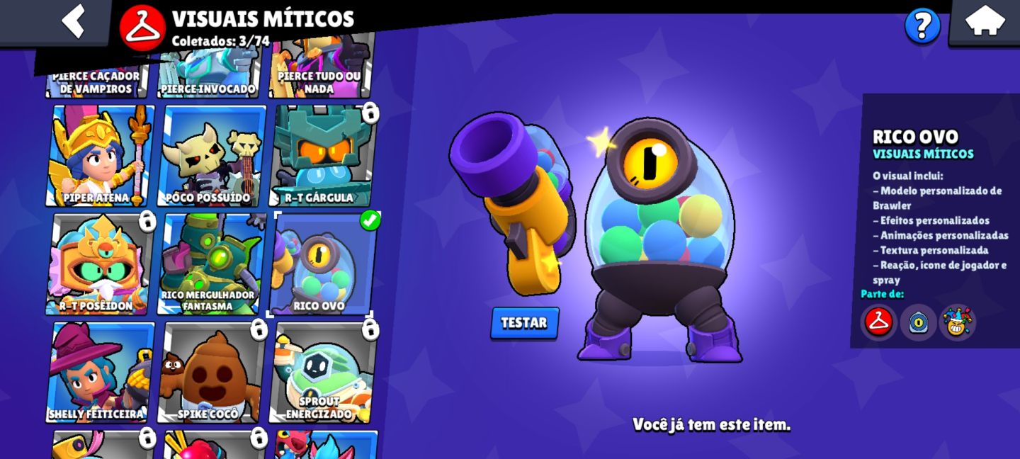 CONTA DE BRAWL STARS COM BASICA COM ULTRA LENDÁRIO