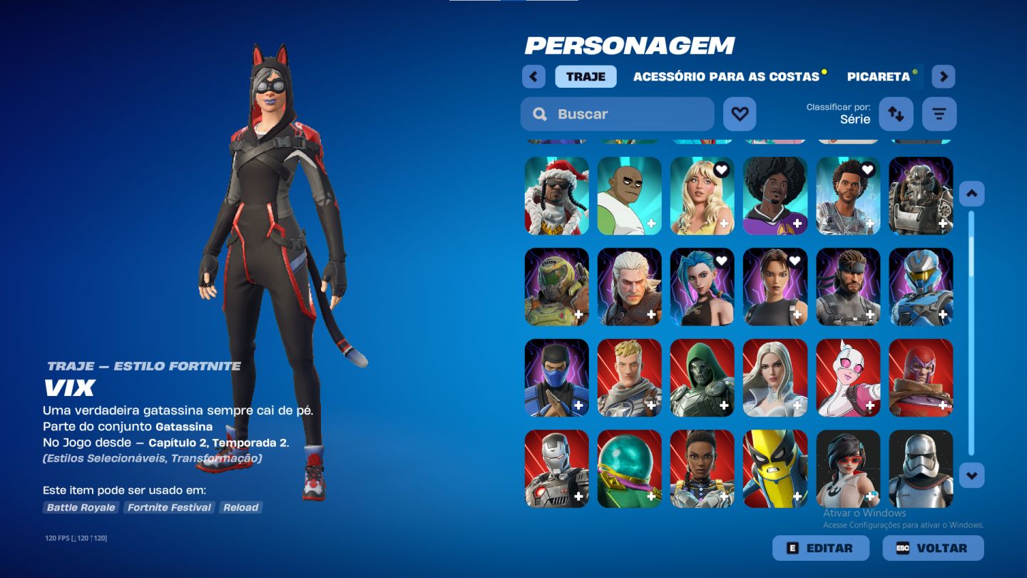 CONTA DE FORTNITE +200 SKINS