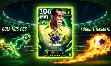 CONTA EFOOTBALL COM RIVALDO ÉPICO!