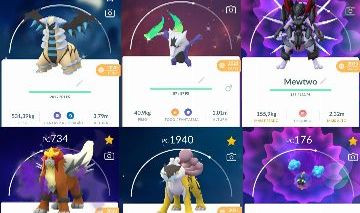 POKEMÓNS LENDÁRIOS - SHINYS - LENDÁRIO SHINY - ESCOLHA