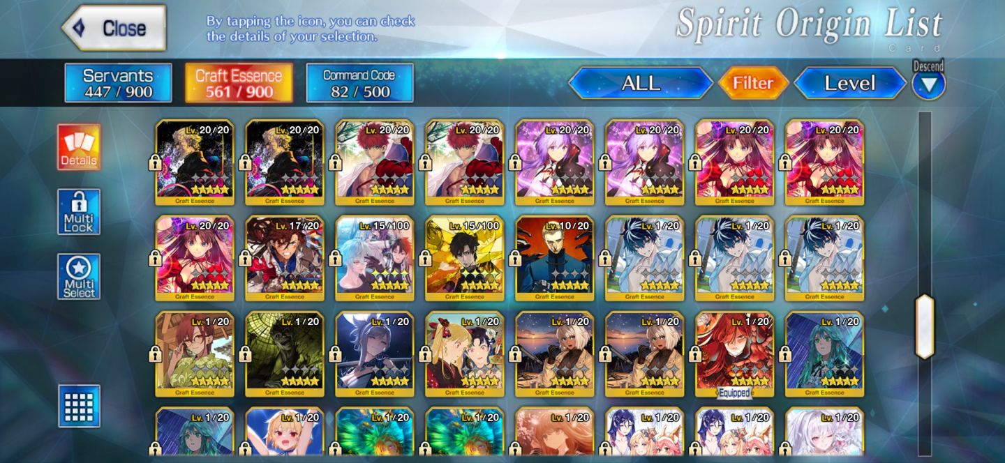 FGO NA OC1 | 36 SSR (39 NP) | 6x Black Grail | Full Meta Supports
