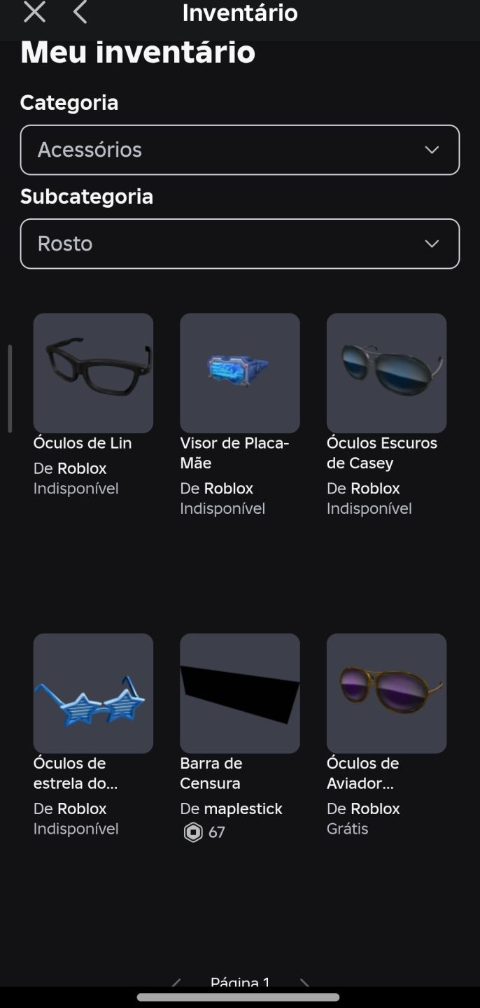 Conta Roblox Antiga Rarinha