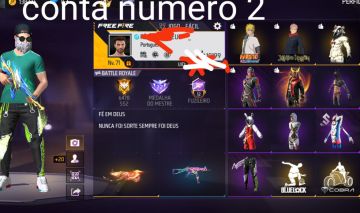 CONTA FREE FIRE NÍVEL 71 PUNHO FÊNIX, BERMUDA ANGELICAL E ANIMES
