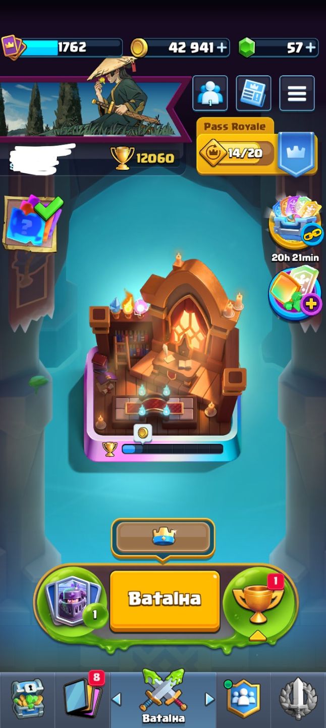 ESSA CONTA DO CLASH ROYALE COM 12000 TROFÉUS