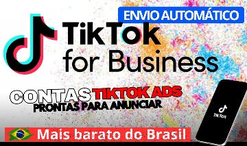 CONTAS TIKTOK-Business ADS - VERIFICADAS | PROMOÇÃO