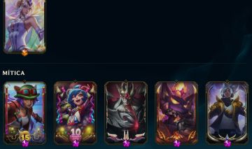 Conta com 275 skins NIVEL 400 prata 5 skin mitica conta de 2013 TODOS OS DADOS
