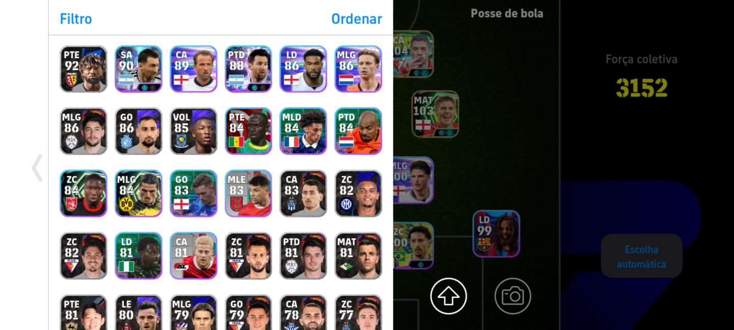 Conta de efootball mobile com Aguero blitz e muito mais