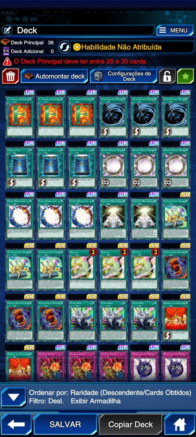 Conta starter duel links gemada 15 mil gemas 700 chips 4 ur dos sonhos e 4 sr