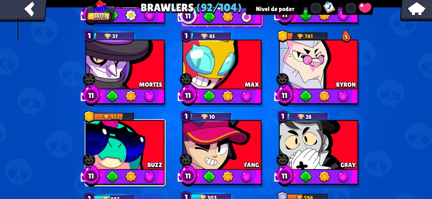 Conta da supercell gemada SKINS MUITO RARAS