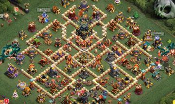 Conta de Clash of clans cv 17