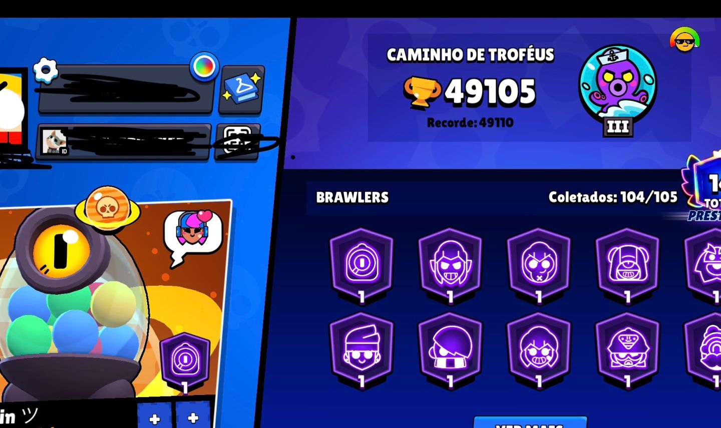 CONTA DE BRAWL STARS 40k TROFEUS