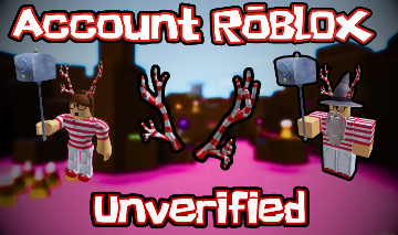 CONTA ROBLOX ANTIGA 2011 CANDY CANE ANTLERS + 17 OFFSALES E 2K RAP [UNVERIFIED]